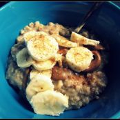 Erdnussbutter-Bananen-Oatmeal - Schritt 2