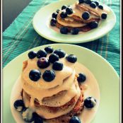 ♥♥ EXTRA FLUFFIGE PANCAKES mit Bananen-Jogurt-CREME! ♥♥