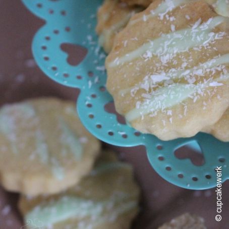 Zitronen - Shortbread mit einem hauch Kokos