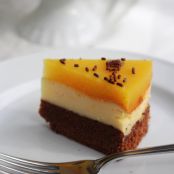 Brownie - Lemon Cheesecake mit Fruchtiger Mango - Schritt 1