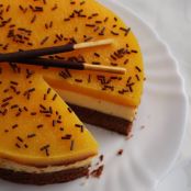 Brownie - Lemon Cheesecake mit Fruchtiger Mango