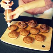 Glutenfreie Orangen-Cupcakes  mit Schokocreme - Schritt 4