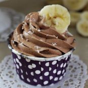 Nutella - Banana - Kokos Cupcakes