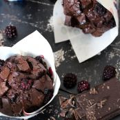 Blackberry - Brownie Muffins