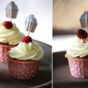 Cupcakes mit Himbeeren - Schritt 1