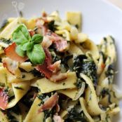 Pikante Pasta Spinaci mit Schwarzwälder Schinken - Schritt 1