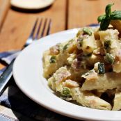 Cremige Penne mit Käse & Zuchini - One Pot Pasta - Schritt 1