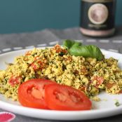 Veganes Curry-Rührei mit Tofu