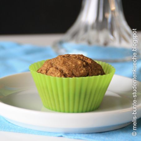 Apfel-Frühstücks-Muffins mit Matcha