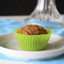 Apfel-Frühstücks-Muffins mit Matcha