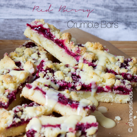 Red Berry Crumble Bars