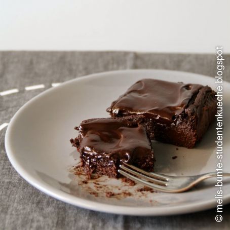 Brownieschnitten mit Schokocreme