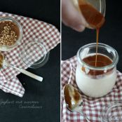 Joghurt mit Karamellsoße - Schritt 1