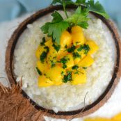 Kokosmilchreis mit Mango - Schritt 1