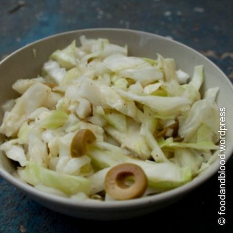 Weißkohlsalat, vegan