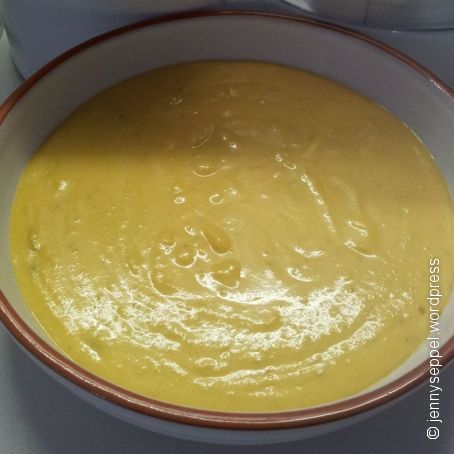 Kürbis-Käse-Suppe