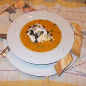 Kürbissuppe mit Kokosmilch und Krabben - Schritt 5