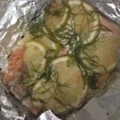 Gegrillter Lachs mit Limette und Joghurtdressing - Schritt 1