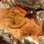 Lachs mit Pinienkernen und Champagnerschaum Sauce - Schritt 2