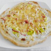 Flammkuchen mit Lauch - Schritt 1