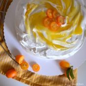 Orangentorte mit italienischer Meringue