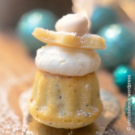 Mini-Mohn-Gugel mit Apfel-Zimt-Füllung