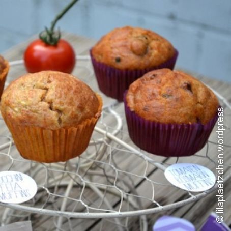 Tomaten-Oliven-Rosmarin-Muffins