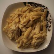 Penne mit Champignon-Käse Sauce