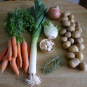 Rein vegetarischer Gemüseeintopf - Schritt 1