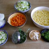 Rein vegetarischer Gemüseeintopf - Schritt 7