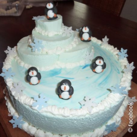Pinguin-Torte