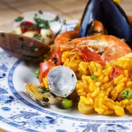 Meeresfrüchte-Paella