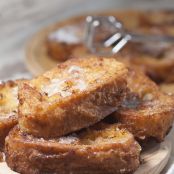 ♥♥ PAIN PERDU! ♥♥ TOASTBROT in süßem Butter-, Eier-, Milch- und Vanillezuckergemisch!