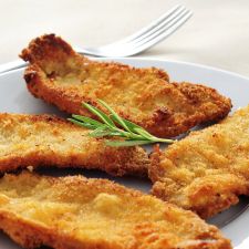 Paniertes Seelachsfilet