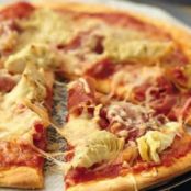 Pizza mit Artischockenherzen