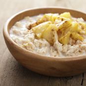 Veganes Hafer-Porridge mit Birnen