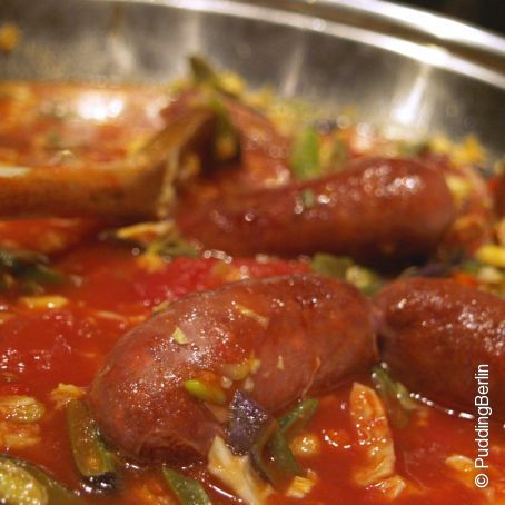 Chorizo-Bohnen-Ragout