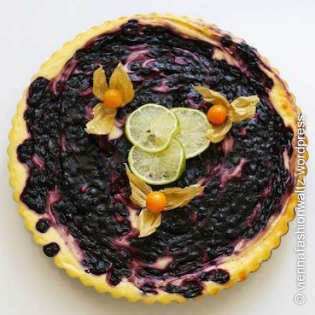 Ricotta-Heidelbeer-Tarte