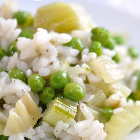 Risotto mit Erbsen