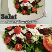 Grüner Salat mit Honig-Joghurtdressing - Schritt 1