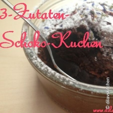 NUTELLA MUG CAKE aus dem Ofen! 3 Zutaten-Kuchen! Ein schnelles Dessert für alle Eiligen!