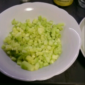 Tarator Salat - dt. kalte Gurkensuppe als Salat - Schritt 3