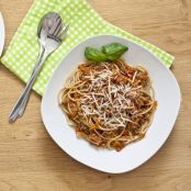 Spaghetti Bolognese mit verstecktem Gemüse