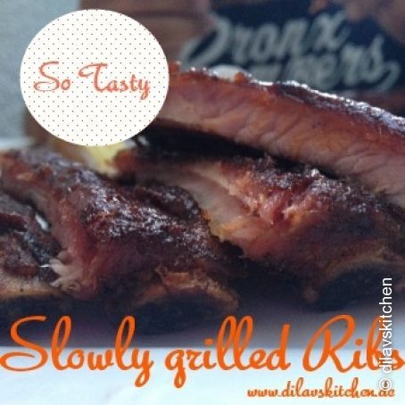 Gegrillte Spareribs