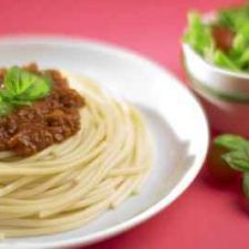 Spaghetti bolognese (4.2/5)