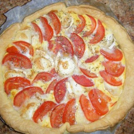 Tomaten-Ziegenkäse-Tarte