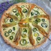 Tarte fleur de Courgette - Zucchini Tarte - Schritt 9