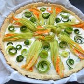 Tarte fleur de Courgette - Zucchini Tarte - Schritt 6