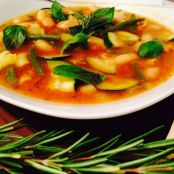 Italienische Gemüsesuppe mit Nudeln - Schritt 1