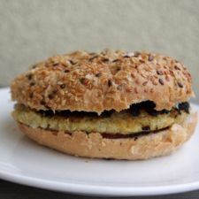 Tofu-Kichererbsen-Burger, vegan